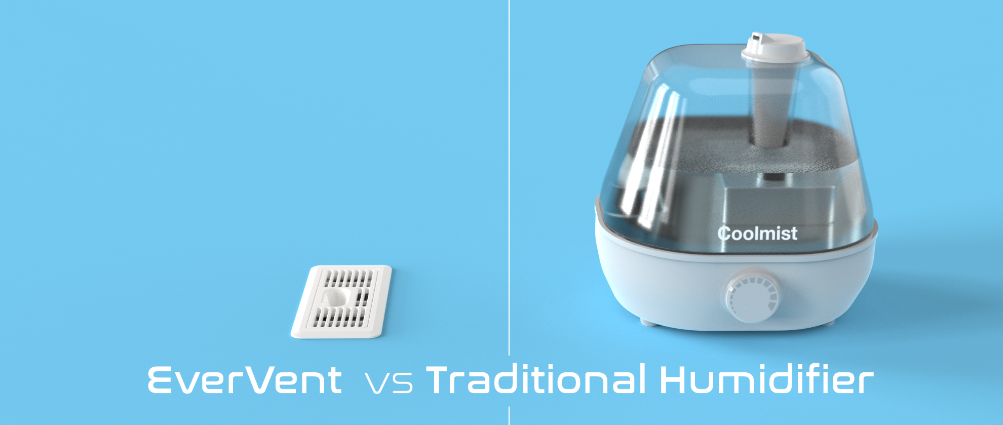 Evervent vs traditional humidifier