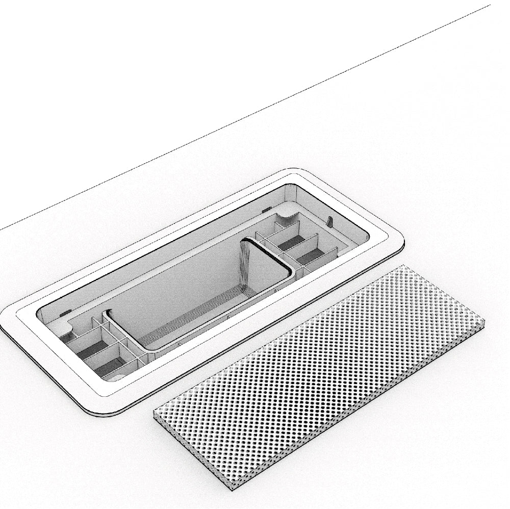 install filter by replacing with new one